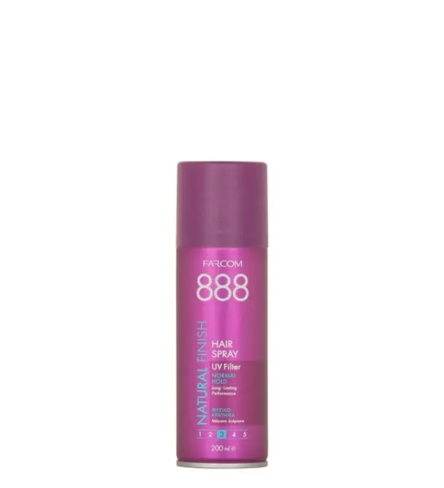 FARCOM Hair Spray 888 Normal Hold Spray Μαλλιών για Κράτημα 200ml