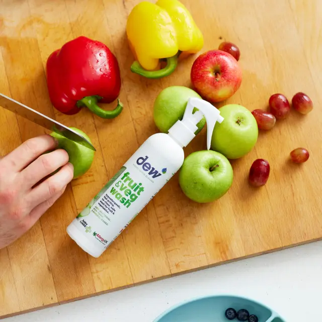 Dew Fruit & Veg Wash, Απολυμαντικό Καθαριστικό Spray Φρούτων και Λαχανικών Χωρίς Τοξικά Χημικά 250ml 3