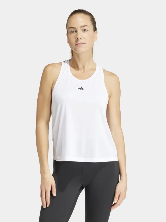 adidas Φανελάκι τεχνικό Train Essentials IS4034 Λευκό Regular Fit - M