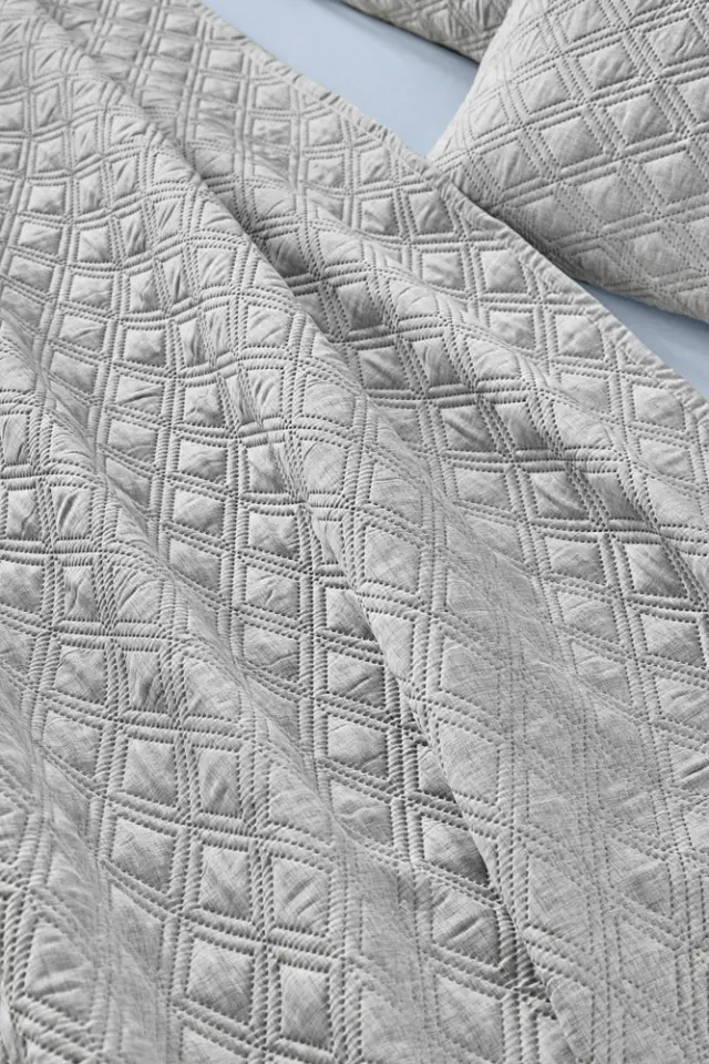 ΣΕΤ ΚΟΥΒΕΡΛΙ KING SIZE (250×240) ΜΕ ΜΑΞΙΛΑΡΟΘΗΚΗ (50×50) TEMPEST GREY GUY LAROCHE 3