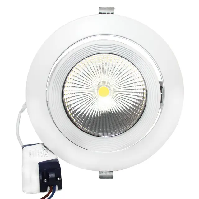 LED ΧΩΝΕΥΤΟ ΚΙΝΗΤΟ ΦΩΤΙΣΤΙΚΟ 230V AC 30W 3000K 60° 3400LM Ra80 ΛΕΥΚΟ / LINO3030N