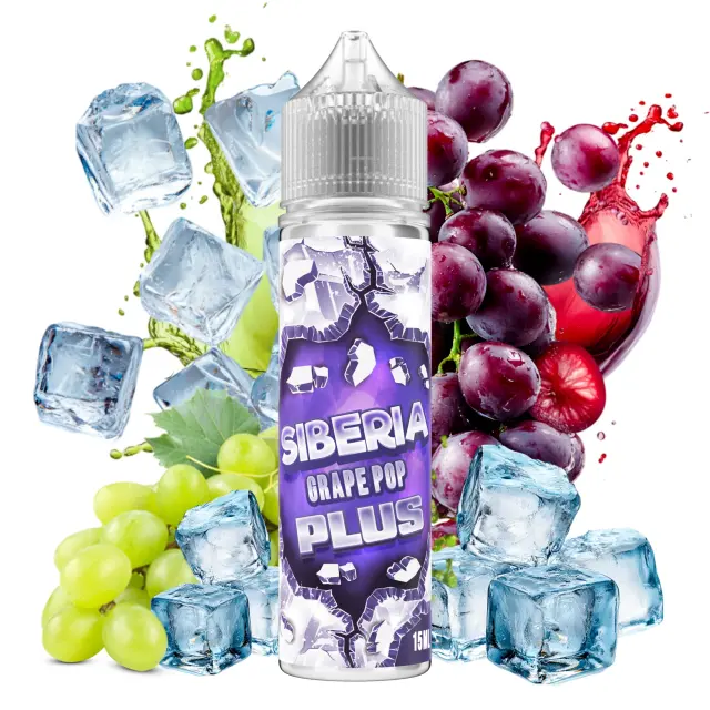 Grape Pop Plus 15ml (60ml) - Siberia Flavorshots