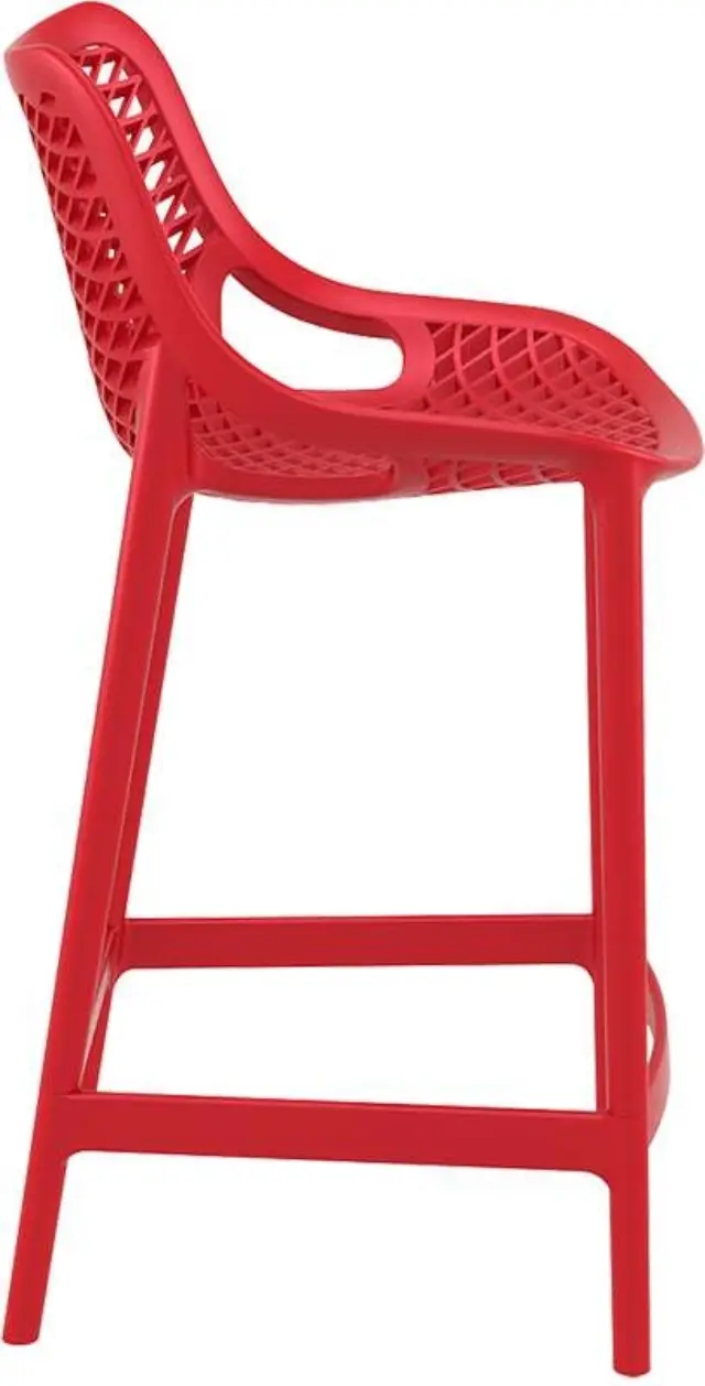 Σκαμπό Bar AIR Κόκκινο PP 44x51x65/95cm 3