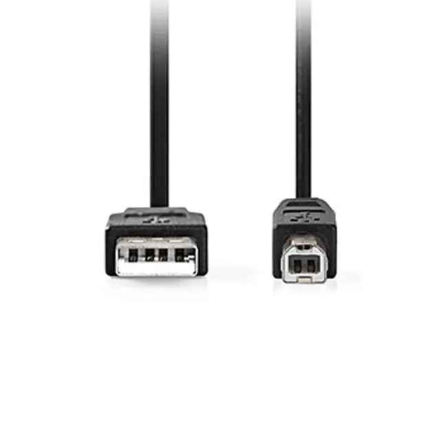 Καλώδιο USB High-Speed A αρσ. - USB B αρσ., 3.00m σε μαύρο χρώμα.