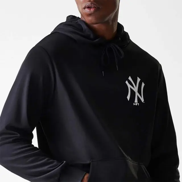 New Era Men's MLB Essentials New York Yankees Pullover Hoodie Μαύρο 60684271 (New Era) - XLarge 3