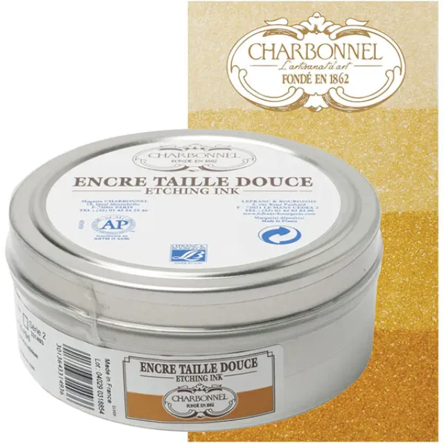 Charbonnel Μελάνι Χαρακτικής - 482 Raw Sienna S2 - 200ml