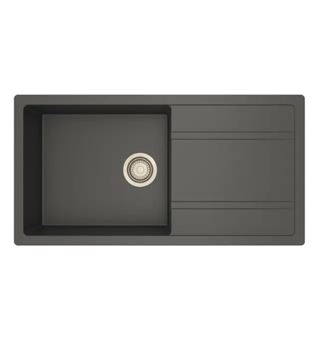 ΝΕΡΟΧΥΤΗΣ ΑΠΟ ΓΡΑΝΙΤΗ ΕΝΘΕΤΟΣ UNIXTON KRONOS-110 100X50 1B 1D Metalic Anthracite