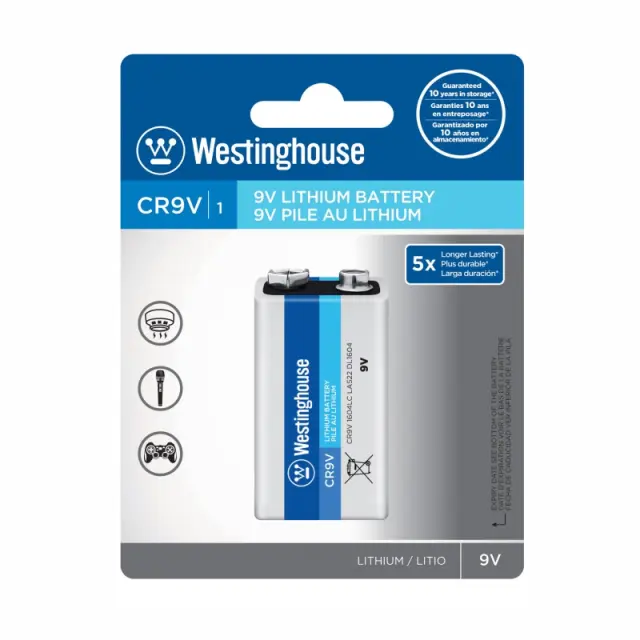 08895540-05712 | CR 9V-BP1 | Lithium - 9V - Blister 1pc