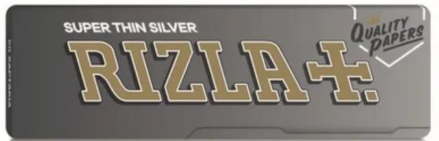Χαρτάκια Rizla Ασημί 50 φύλλων 1 τμχ