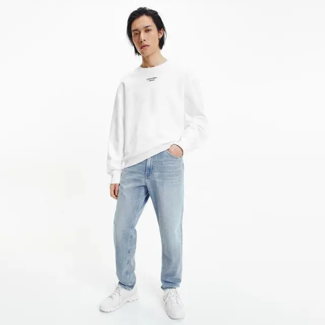 Calvin Klein - Ανδρικό Φούτερ Regular Fit J30J320044-YAF Λευκό - 2XL 2