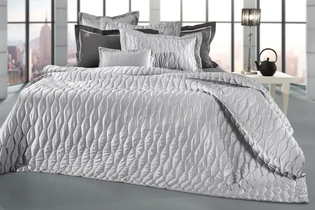 ΣΕΤ ΚΟΥΒΕΡΛΙ KING SIZE 240x250 3 ΤΕΜΑΧΙΩΝ ART SILVER GUY LAROCHE