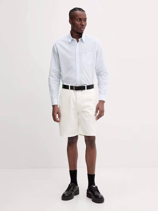 Guess Ανδρική Βερμούδα Chino Λευκό Άσπρο 3
