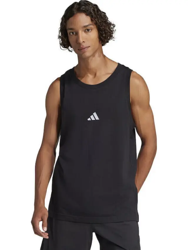 Adidas Performance Essentials Small Logo ανδρική αμάνικη μπλούζα - S