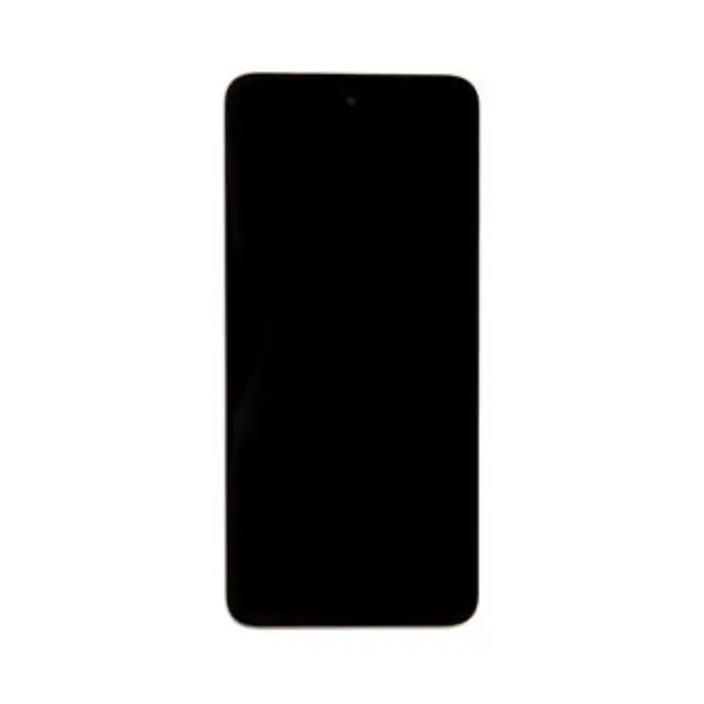 Motorola G23 LCD Display + Touch Unit + Front Cover Black (Service Pack)
