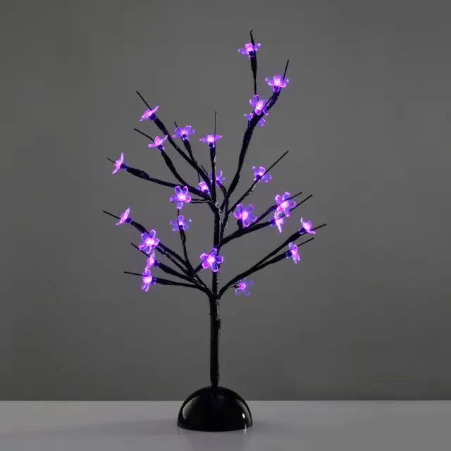 ΔΙΑΚΟΣΜΗΤΙΚΟ ΔΕΝΤΡΟ ME 25 LED ΜΩΒ & ΜΠΑΤΑΡΙΑ 3ΧAA IP20 100Χ100Χ450mm / X1025811