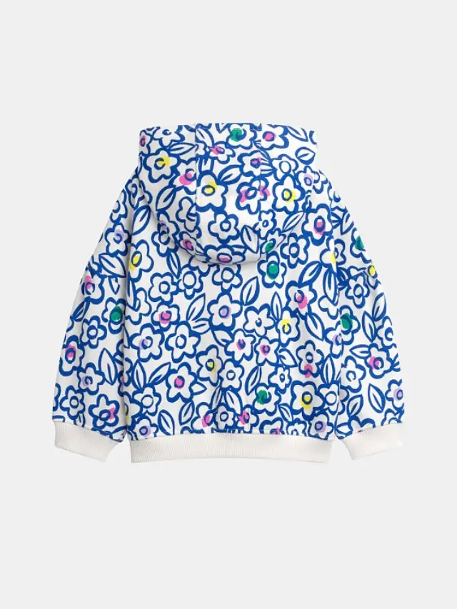 Παιδική Ζακέτα για Κορίτσια Doodle Floral ΛΕΥΚΟ 3