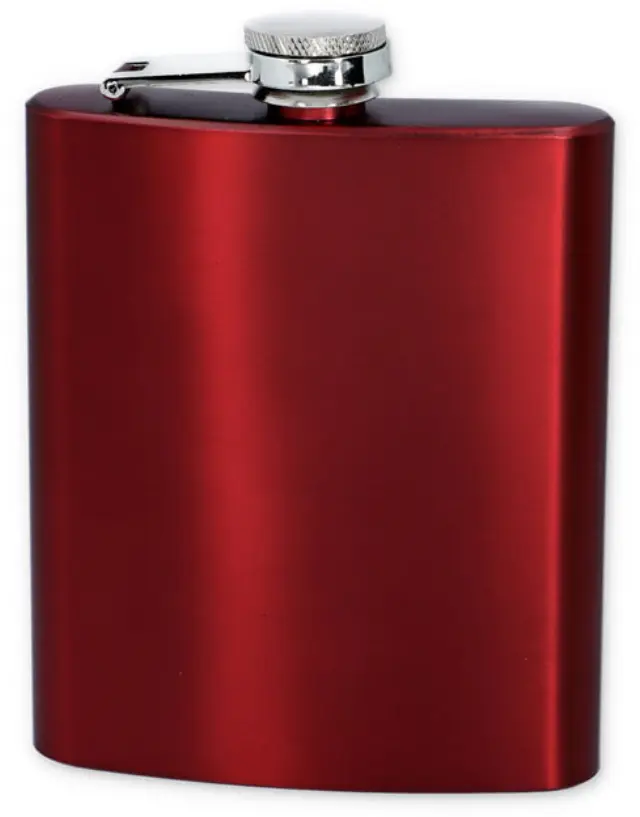 Hip Flask Φλασκί Ποτού Red Mat (F3071) - 210ml