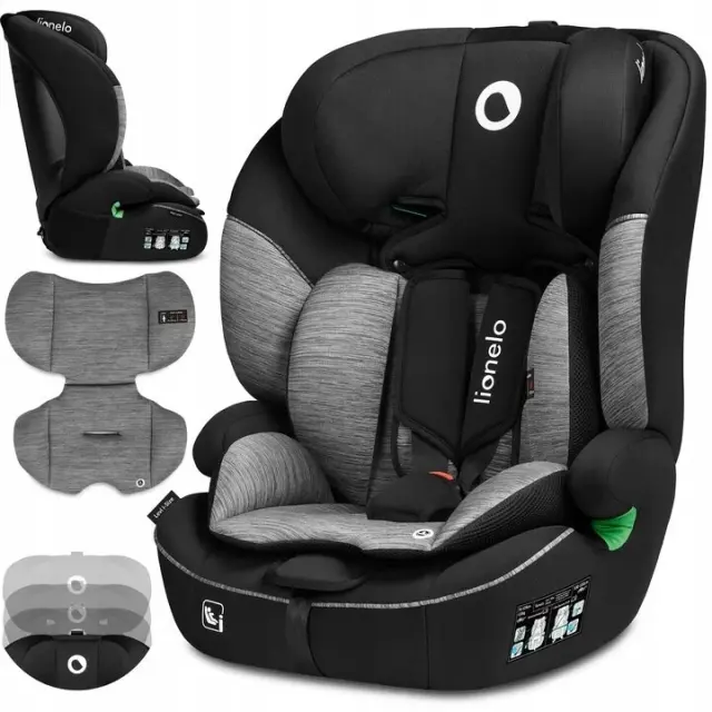 Κάθισμα αυτοκινήτου Lionelo Levi One i-size Black & Gray(9-36 kg)76-150cm 3