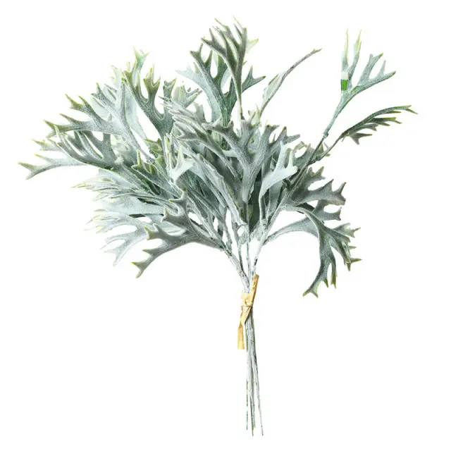 Antler Grass κλαδί τεχνητό, Λευκό-πράσινο, 39cm