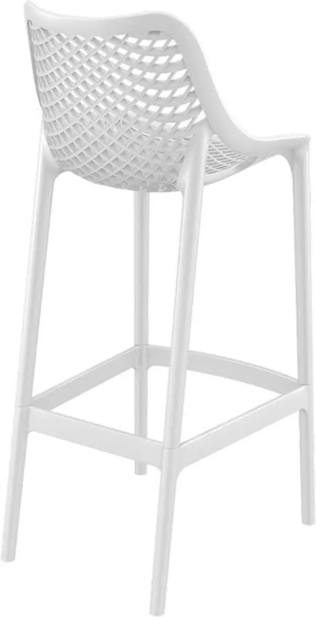Σκαμπό Bar AIR Λευκό PP 45x53x75/105cm 2
