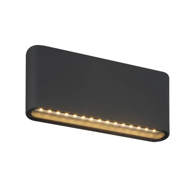 Emos Φωτιστικό Led τοίχου Up/down 6W 3000K IP54 17.5x9.2x3.1cm ανθρακί