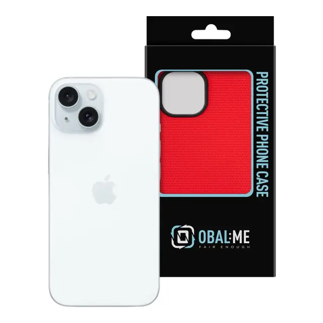 OBAL:ME NetShield Cover for Apple iPhone 15 Red 3