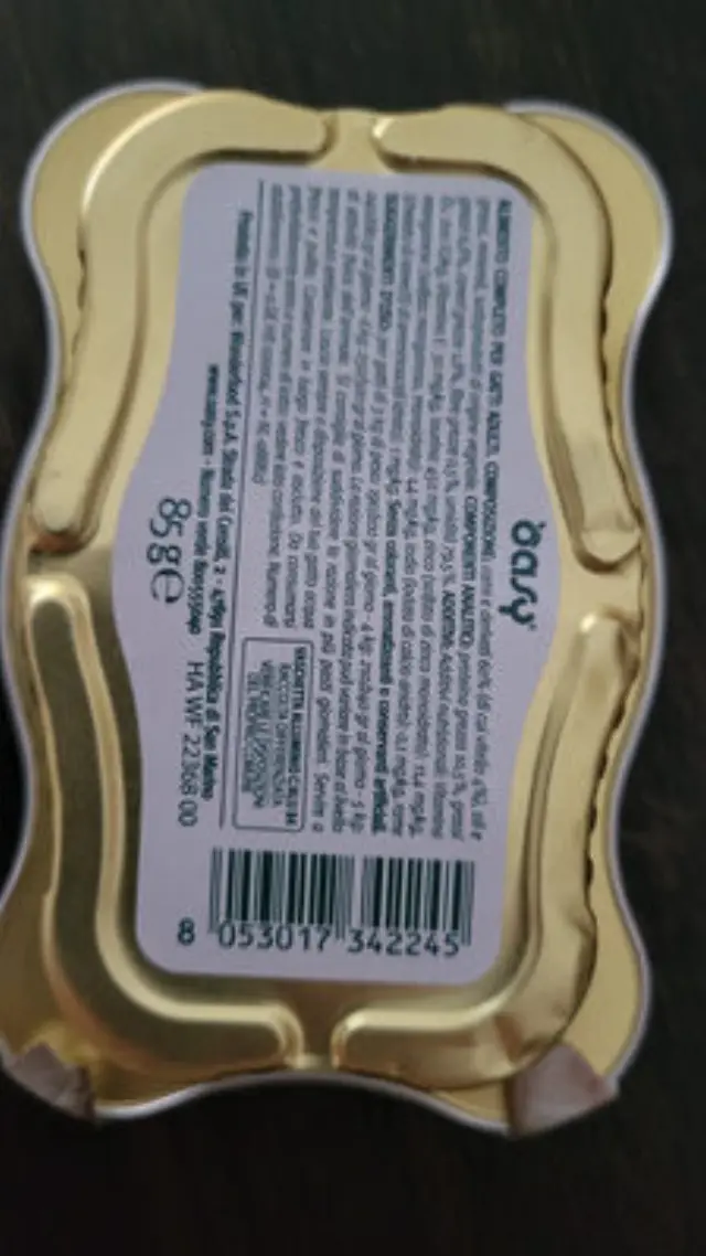 OASY Delicatesse Fine paté with Veal - wet cat food - 85g