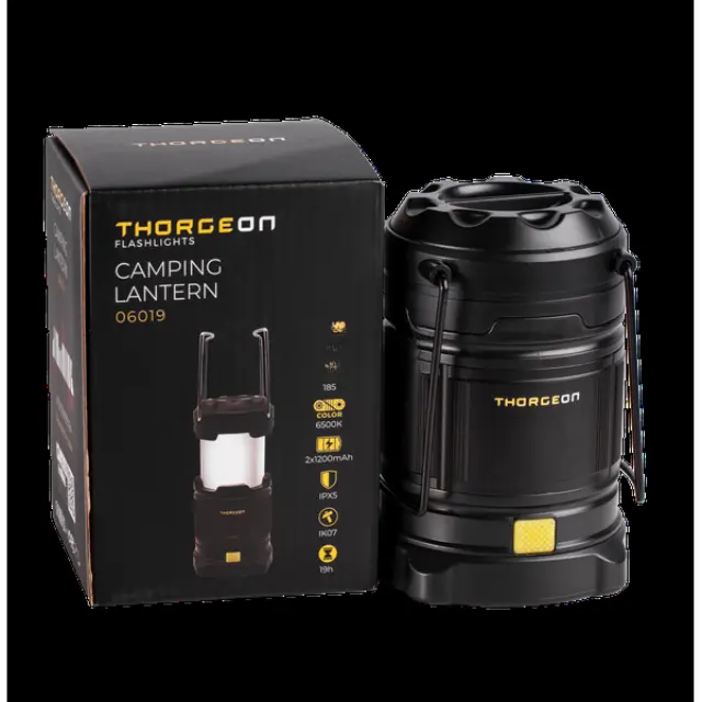 Camping latern 5W 200lm 1200mAh IPX5