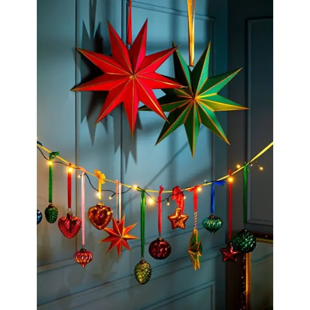 Pip Studio Glass Ornament / Γυάλινο Στολίδι: Yellow Heart 3