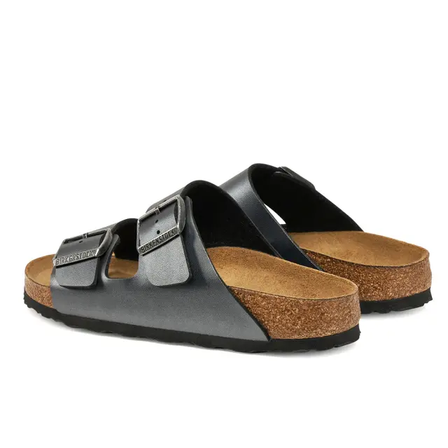Γυναικεία Ανατομικά Σανδάλια Birkenstock Arizona Bs 1029224 Metallic Black Narrow Fit Μαύρο - 36 3