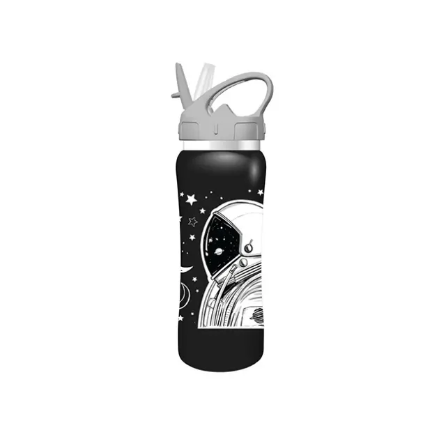 Must Παγούρι Ανοξείδωτο με Καλαμάκι 500ml Αστροναύτης (000585698)