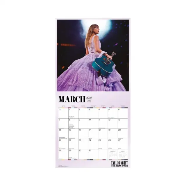 HMEΡΟΛΟΓΙΟ ΤΟΙΧΟΥ TAYLOR SWIFT 2027 30X30 CALENDAR (PLASTIC FREE) DAN2715327 3