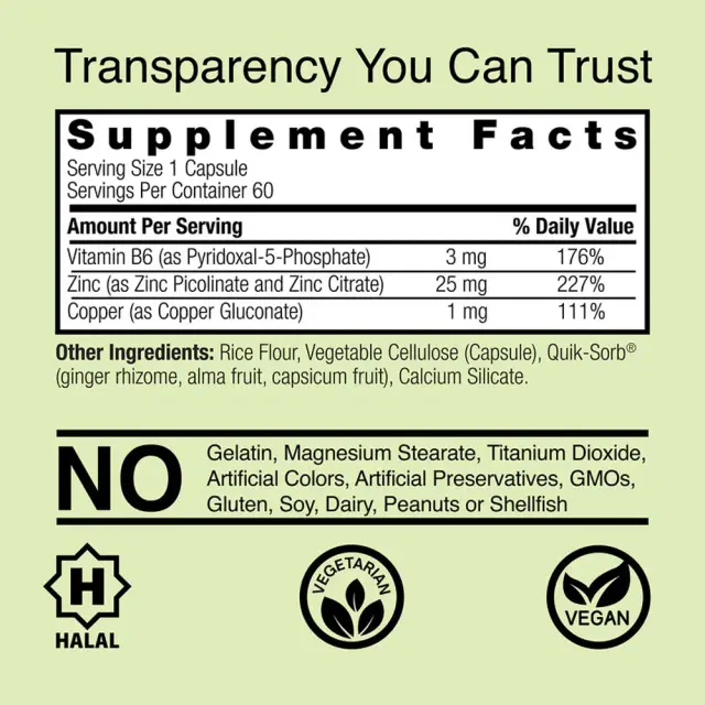 Nature's Answer Zinc Plus 2