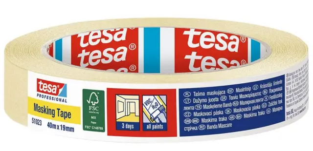 Χαρτοταινία Γενικής Χρήσης Tesa 40m X 19mm/ 70.51023-00011 (Tesa)
