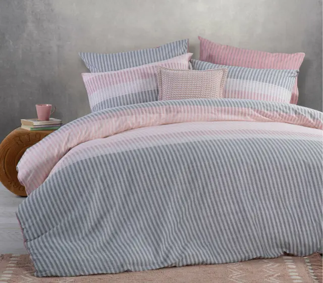 ΣΕΝΤΟΝΙ ΒΑΜΒ.GORDON ΣΕΤ KING SIZE PINK 1Χ(270Χ260)-1X(180X200+32)-2Χ(52Χ72+20) - NEF NEF