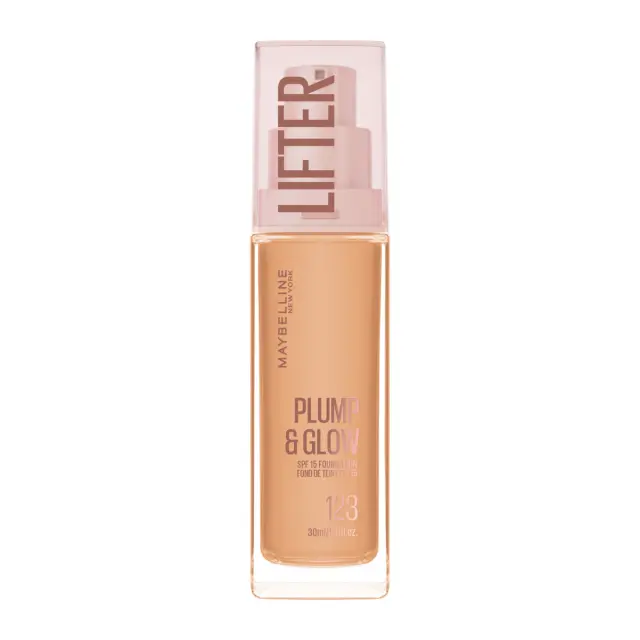 Maybelline Lifter Plump & Glow SPF15 Foundation Makeup 30ml - 123