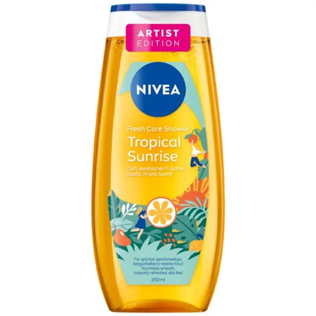 Nivea Tropical Sunrise Αφρόλουτρο σε Gel με Τροπικό Άρωμα 250ml