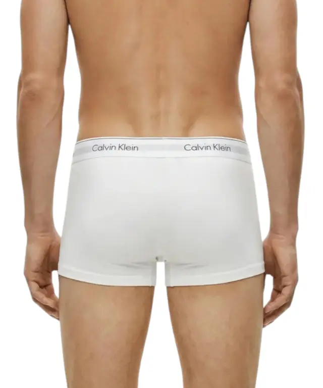 Calvin Klein - Ανδρικά Μποξεράκια 3Pack Low Rise Trunk LV00NB4389-4NC Μαύρο/Γκρί/Μπλε 2