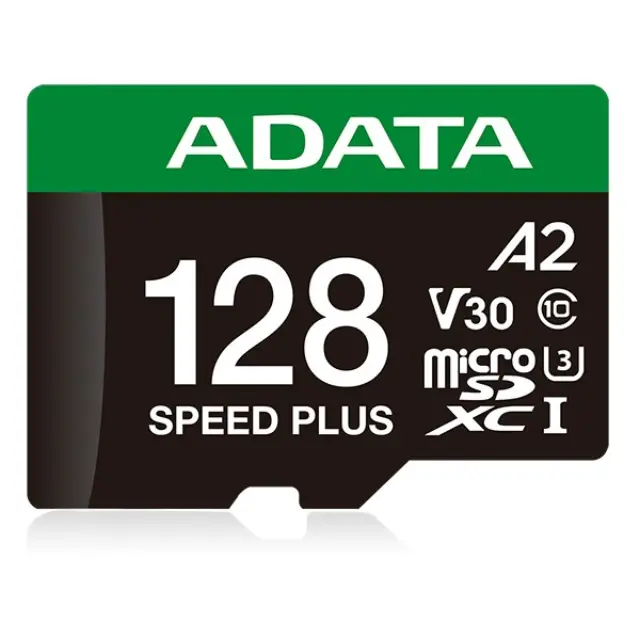 Adata mSD Speed+ 128G UHS1 U3 V30 A2 180/160MB/s+ada (UD128GUI3V30A2SP-RA1) (ADAUD128GUI3V30A2SP-RA1)