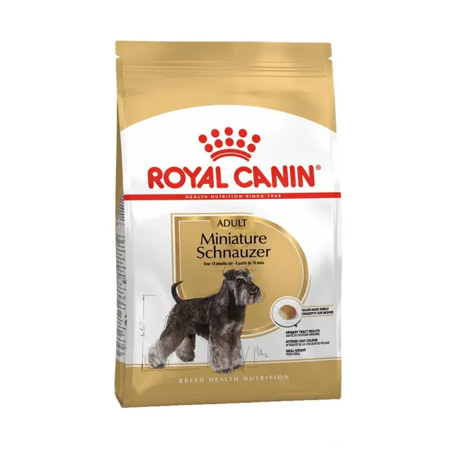 Royal Canin Adult Miniature Schnauzer Ξηρά Τροφή Σκύλου με Πουλερικά & Ρύζι 3kg