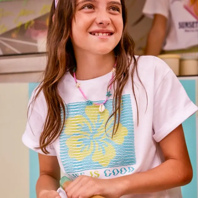 Junior 10 έως 18 ετών Μπλούζα λευκό