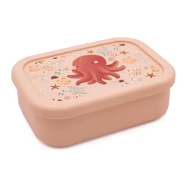 Sassi Φαγητοδοχείο Σιλικόνης με 3 Χωρίσματα Slurpy The Octopus