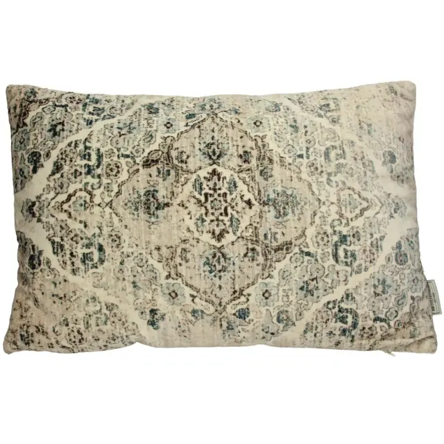 Μαξιλάρι Vintage Μπεζ Βελούδο 40x60cm