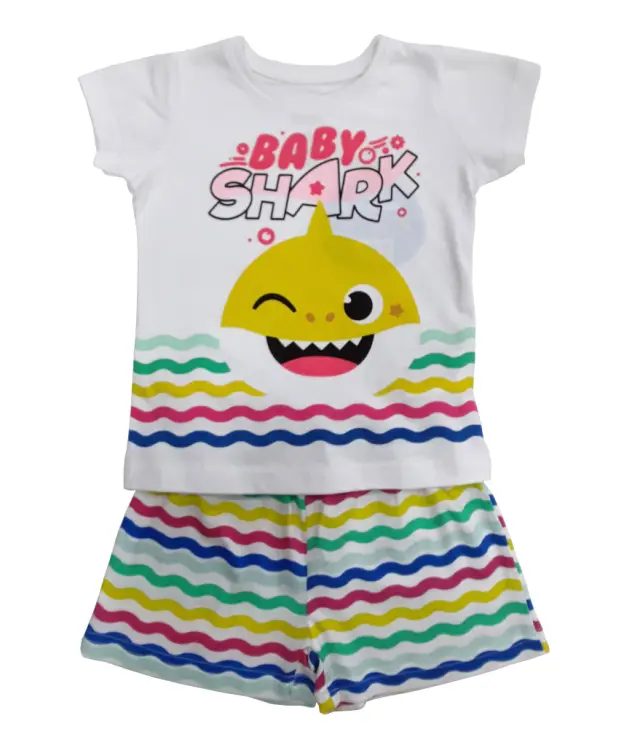 Πιτζάμες Καλοκαιρινές Baby Girl Shark 8010899 - 5 Y (110cm)