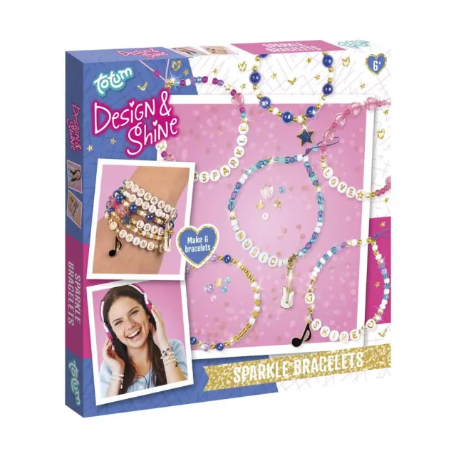 Totum: Design + Shine - Sparkle Bracelets Σετ χειροτεχνίας (TT028234)