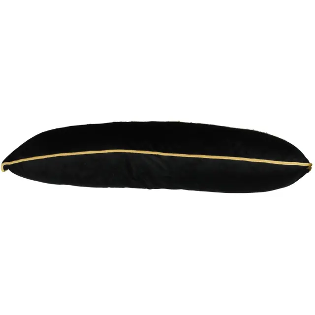 Μαξιλάρι First Class Μαύρο Βελούδο 30x80cm 3