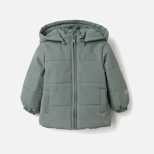 Zippy Μπουφάν Puffer Λαδί για Βρεφικό Αγόρι