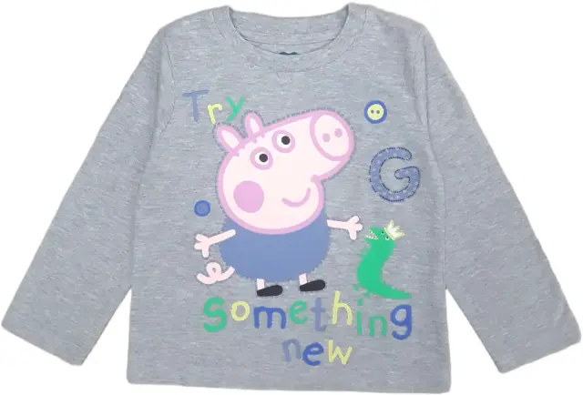 Μπλουζάκι Μακρυμάνικο Try Something New George Grey 8020388 - 24 M (92cm)