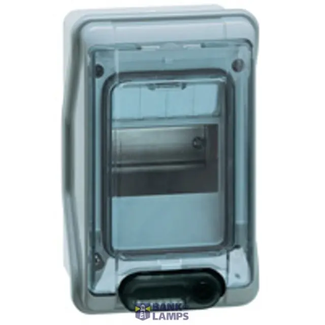 PLEXO3 IP65 WEATHERPROOF CABINET 4 MODULES WITH TERMINAL BLOCK