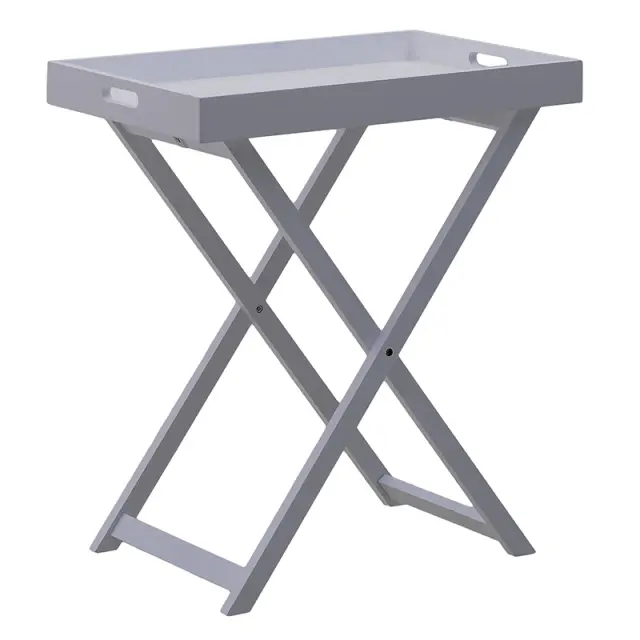 Δισκοτράπεζο Γκρι Ξύλο 58x39x66cm 6-50-590-0003